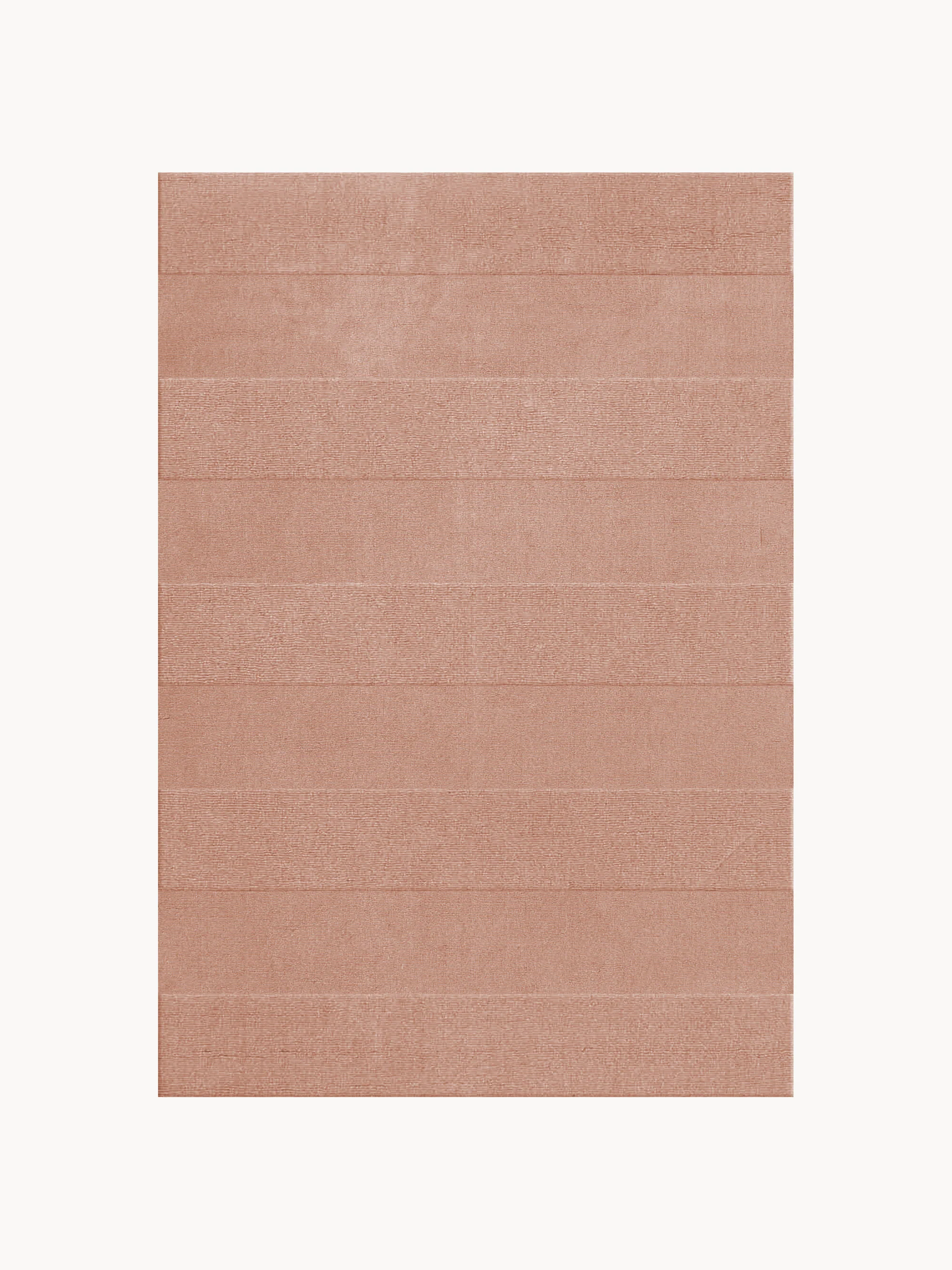 Handgeweven laagpolig wollen vloerkleed Sicilian Stripe