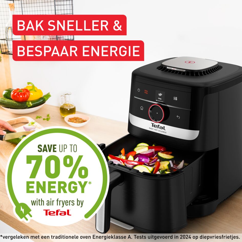 Easy Fry Smart & Silence EY5728 5L stille air fryer