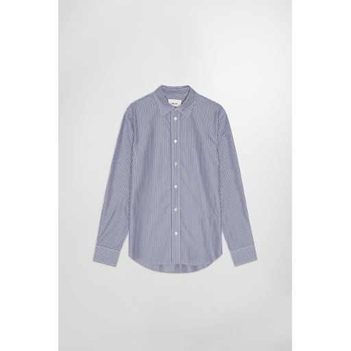 NN. 07 Colby Skjorte, Navy Stripe, XXL