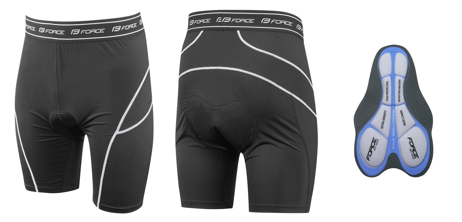 Force Indershorts til MTB shorts med gel indlæg