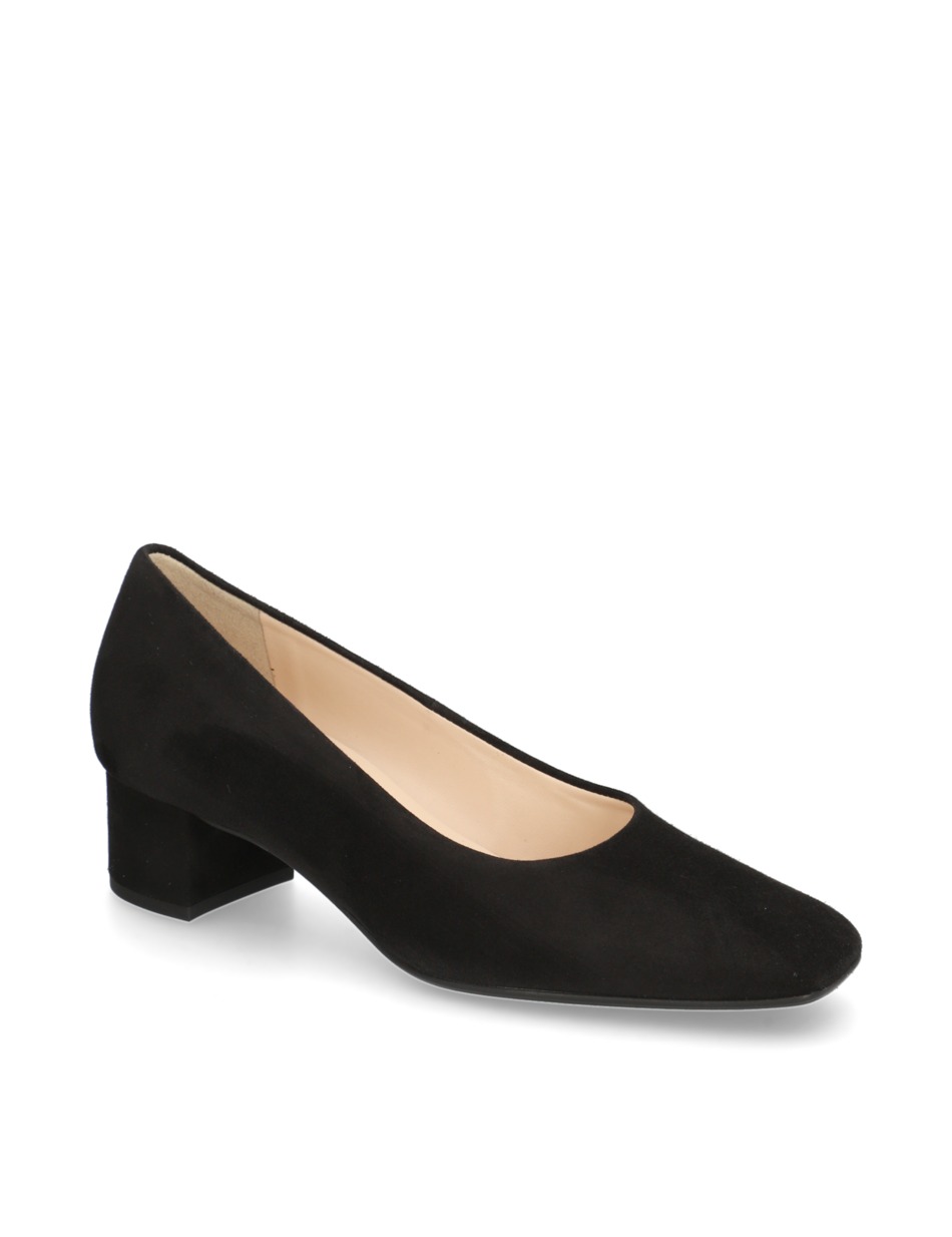 Veloursleder Pumps