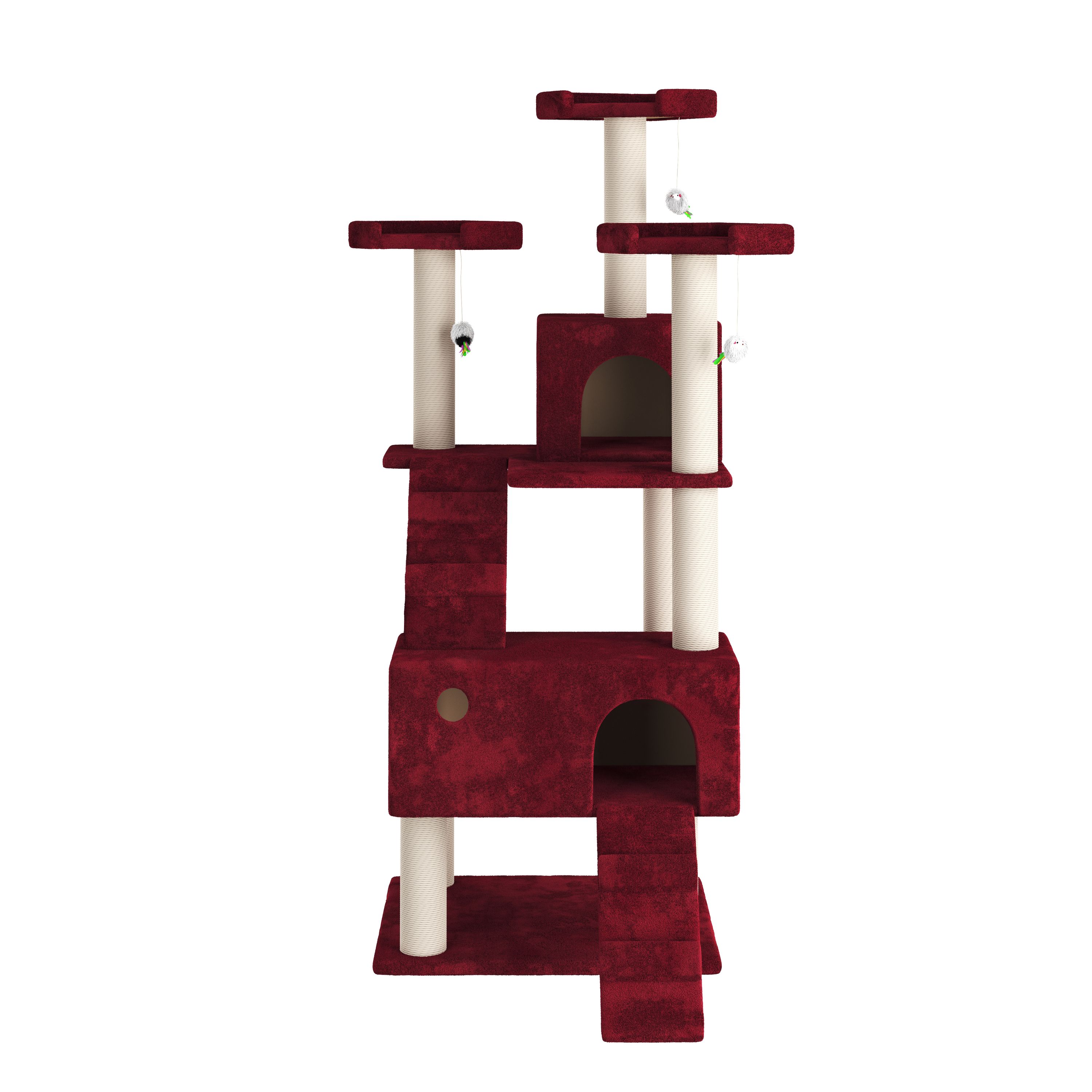 Katzenbaum MIRO 182 cm rot