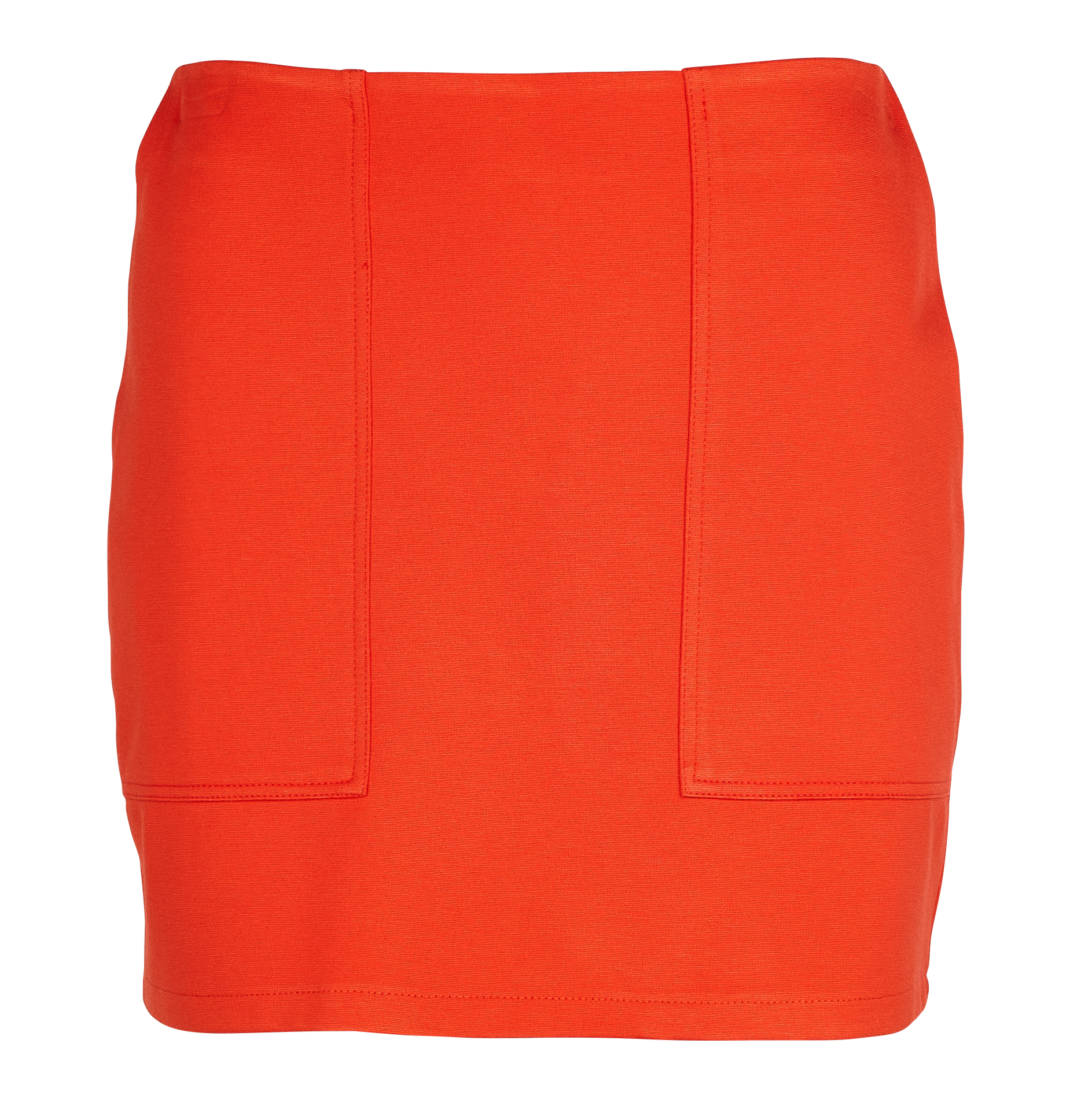 Jupe courte en viscose mélangée| Rose