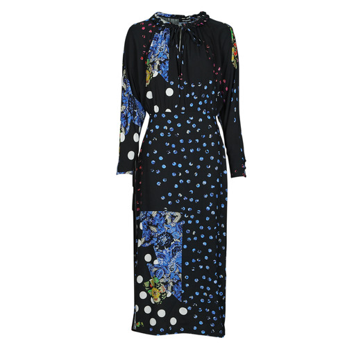 Desigual - DOTS - Noir / Blanc / Bleu