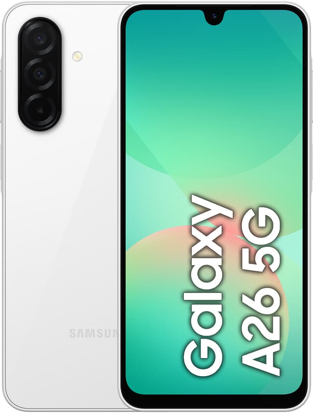 Samsung Galaxy A26 5G smartphone 6/128GB (hvid)