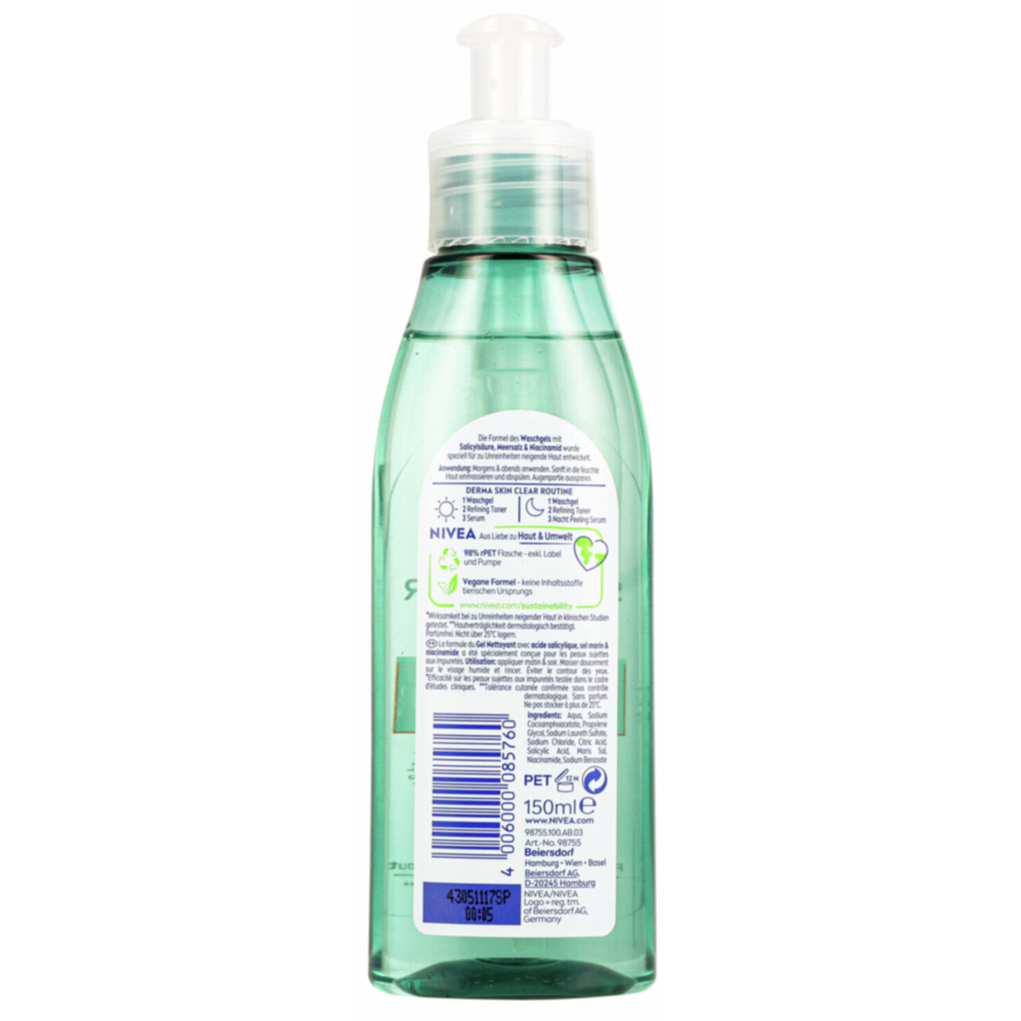 Nivea Derma Skin Clear Waschgel