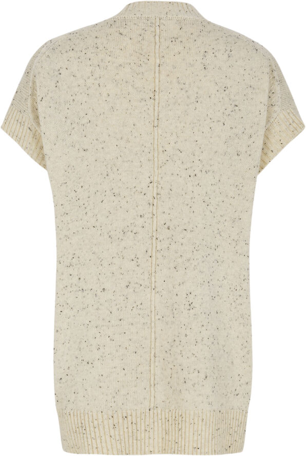 Soft Rebels SREmerald Vest Knit Arctic wolf melange