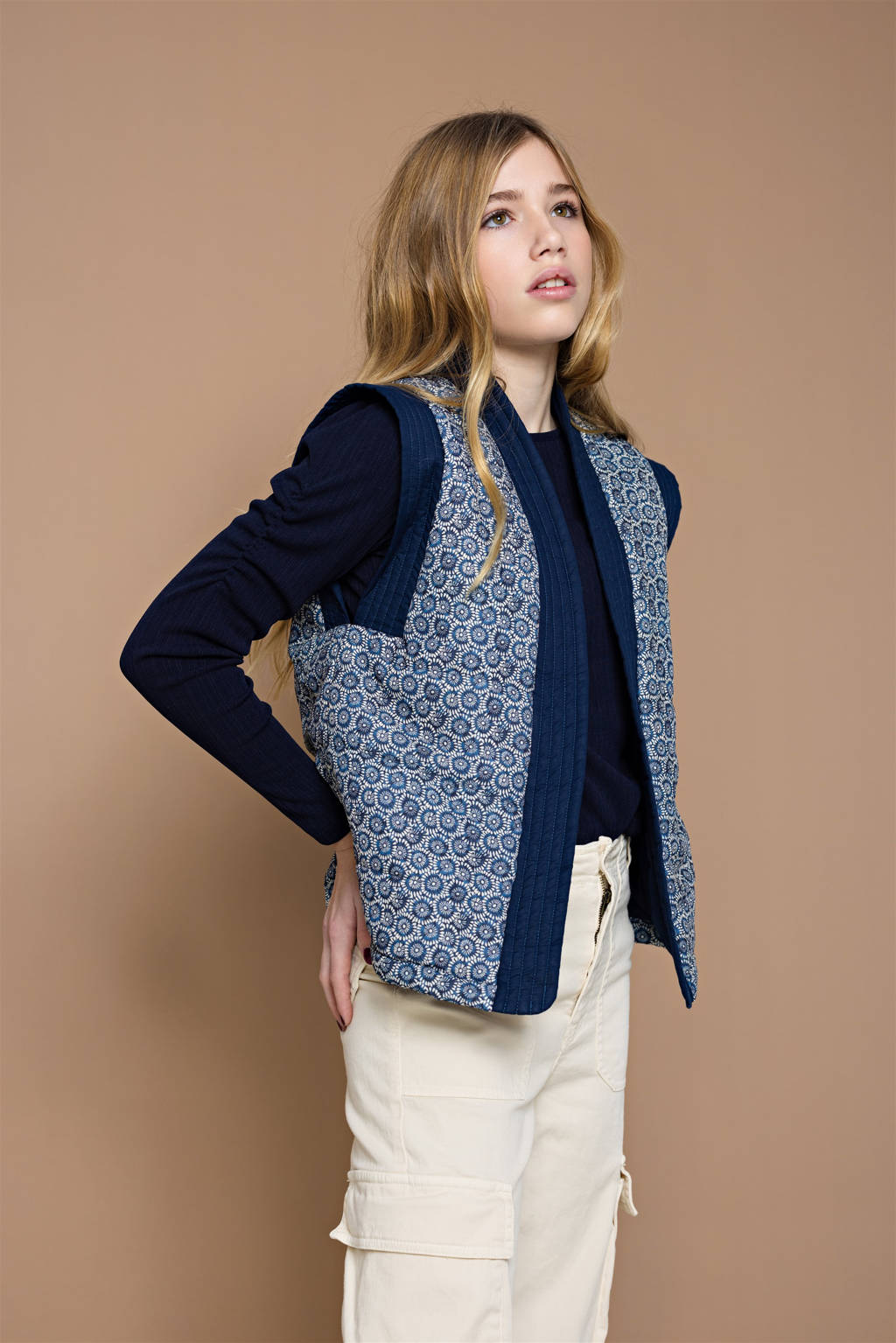 NoBell’ longsleeve Kiss donkerblauw