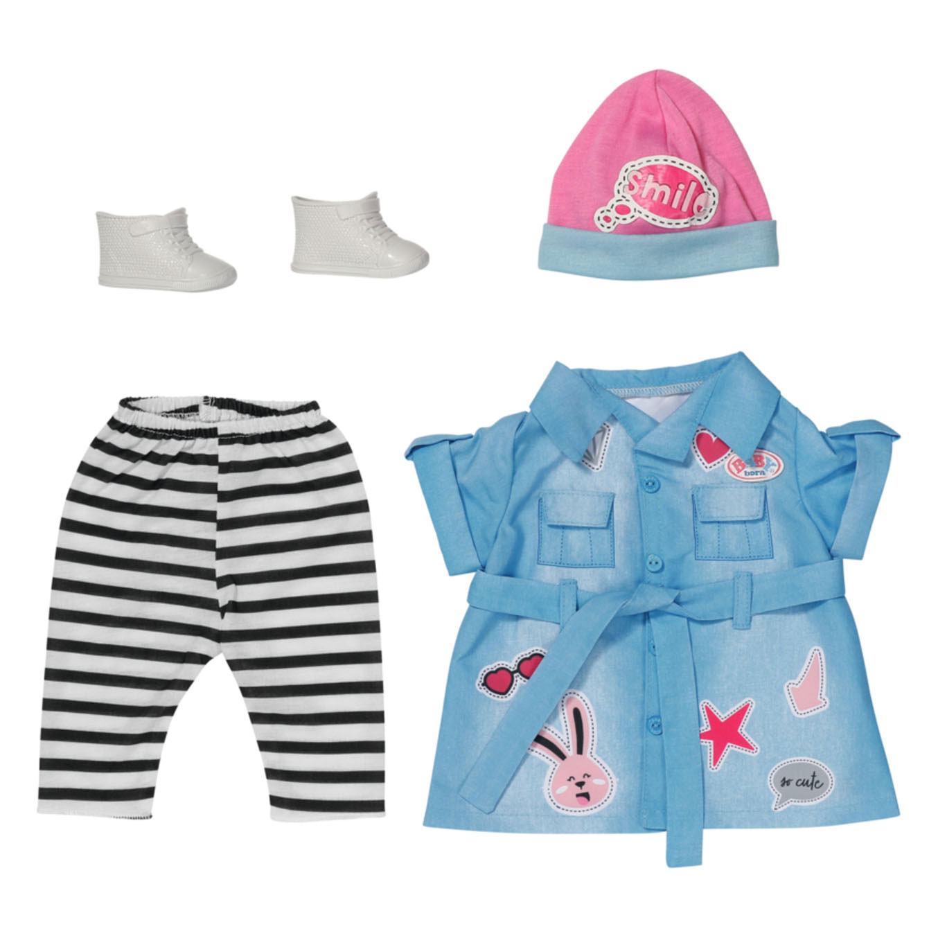 BABY born Deluxe Jeansjurk, 43cm