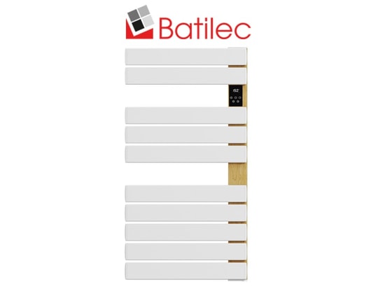 BATILEC - Sèche-serviettes sec barres plates sigma 500w finition bois