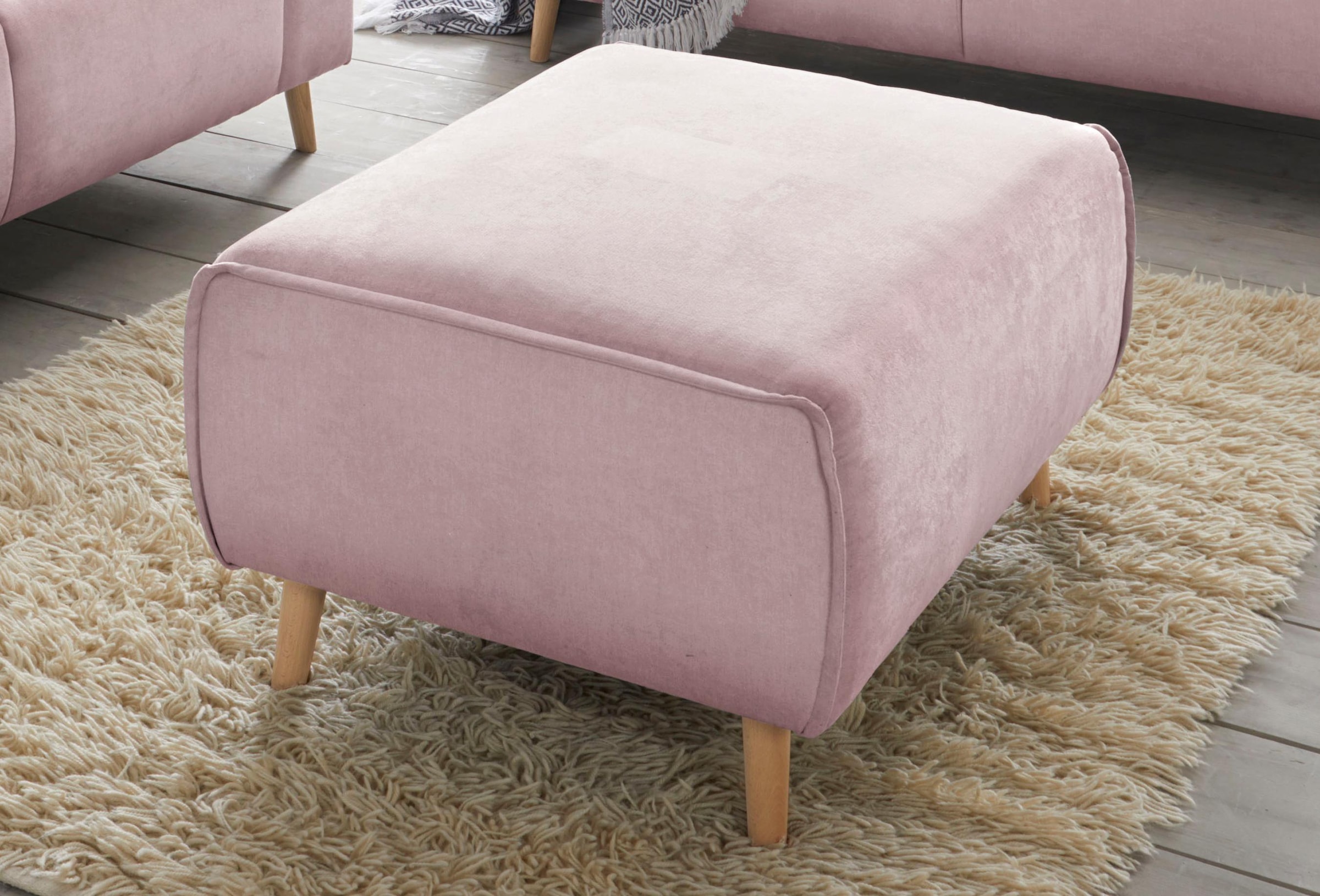 andas Hocker »Janek« mit Keder in scandinavischem Design