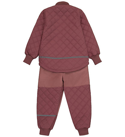Mikk-Line Termot?j m. For - PU - Rose Brown
