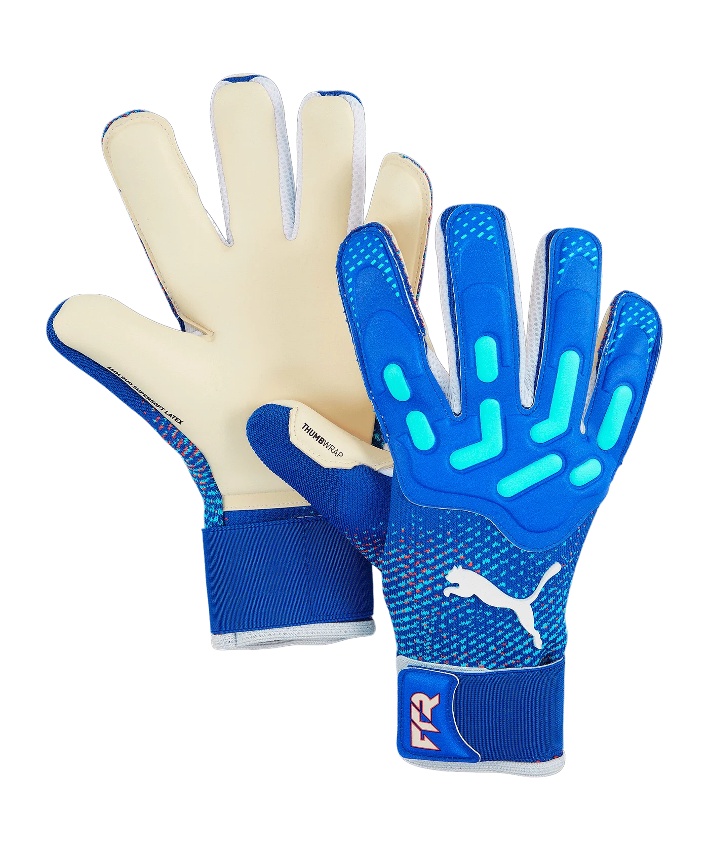 PUMA FUTURE Pro Hybrid Torwarthandschuhe Formula Blau F04