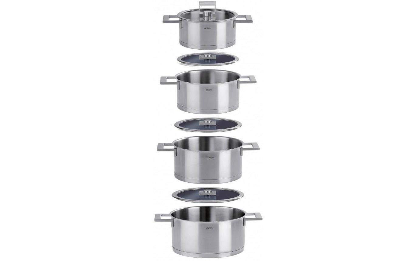 Kochtopf Strate 20 cm<br>Edelstahl Fleischtopf mit Deckel