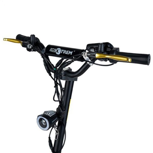 Patinete elétrico de 2000 W com assento e plataforma de madeira Aspide