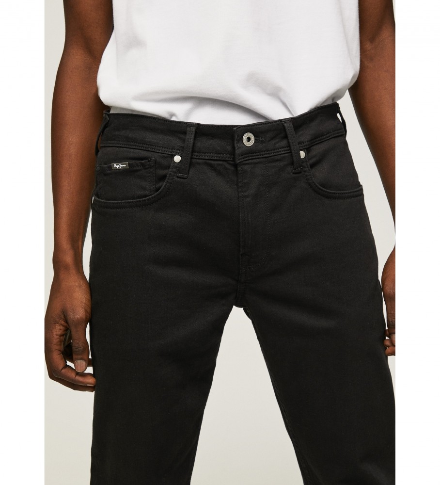 Calça jeans skinny preta Pepe Jeans Finsbury