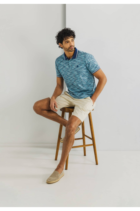 State of Art blauwe heren polo