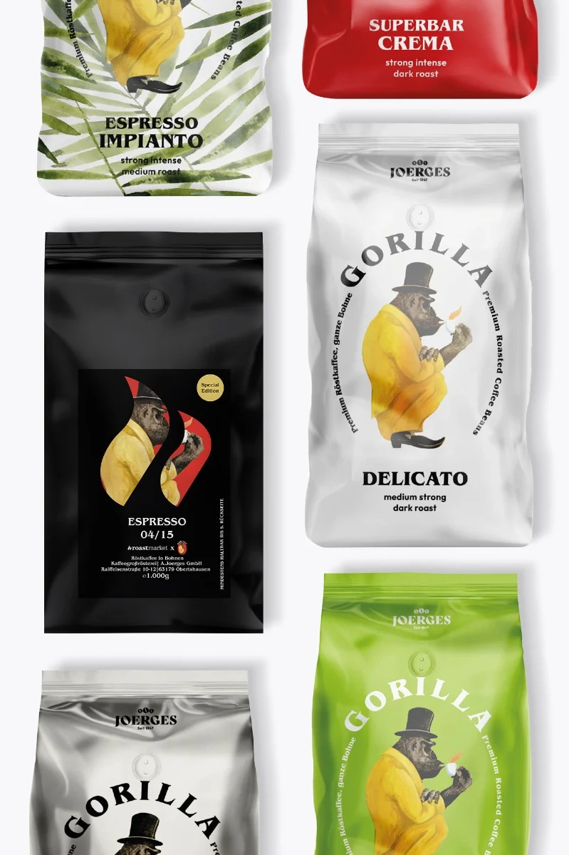 Gorilla Kaffee Probierpaket 6kg