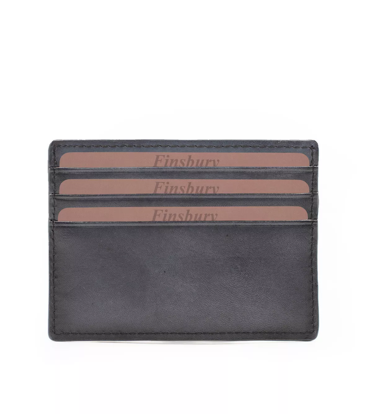 Porte-cartes Gris Patiné