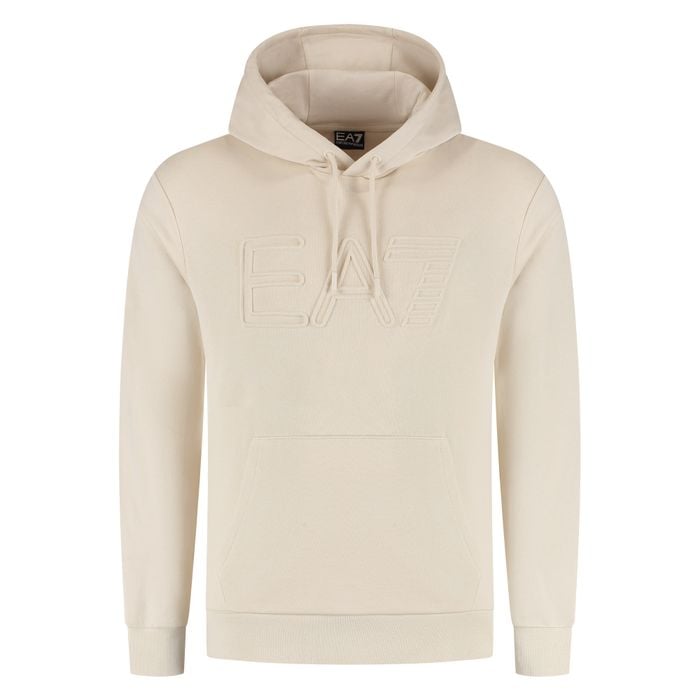EA7 Train Logo Series Oversized Logo Hoodie Heren