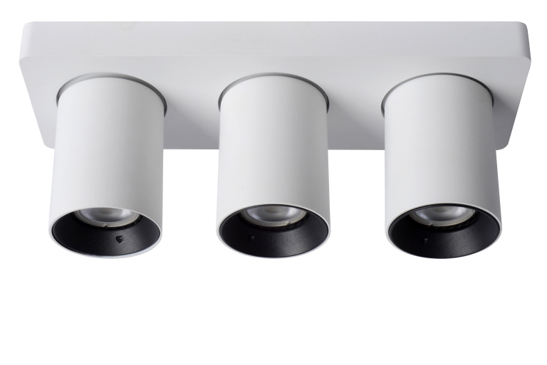 Lucide Nigel 3 spot LED zwart