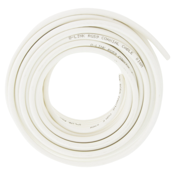 Q-Link coax kabel RG59 25 meter wit