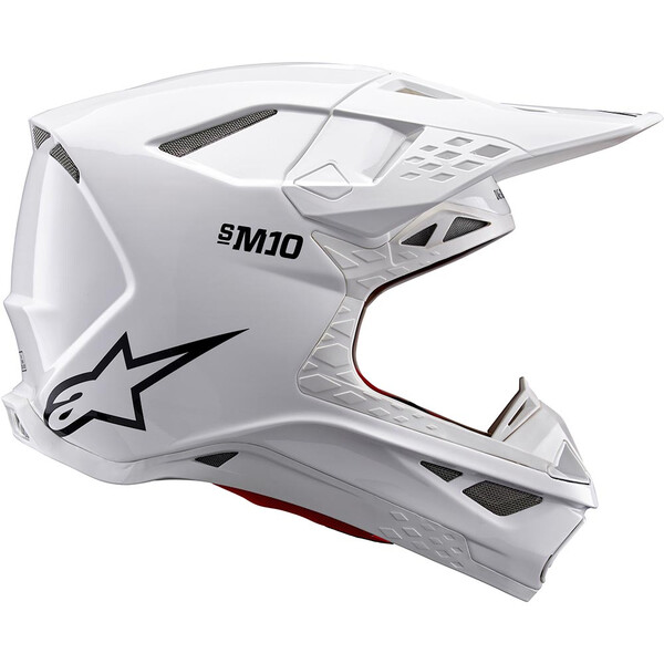 Alpinestars - Casque Supertech S-M10 Solid Blanc brillant