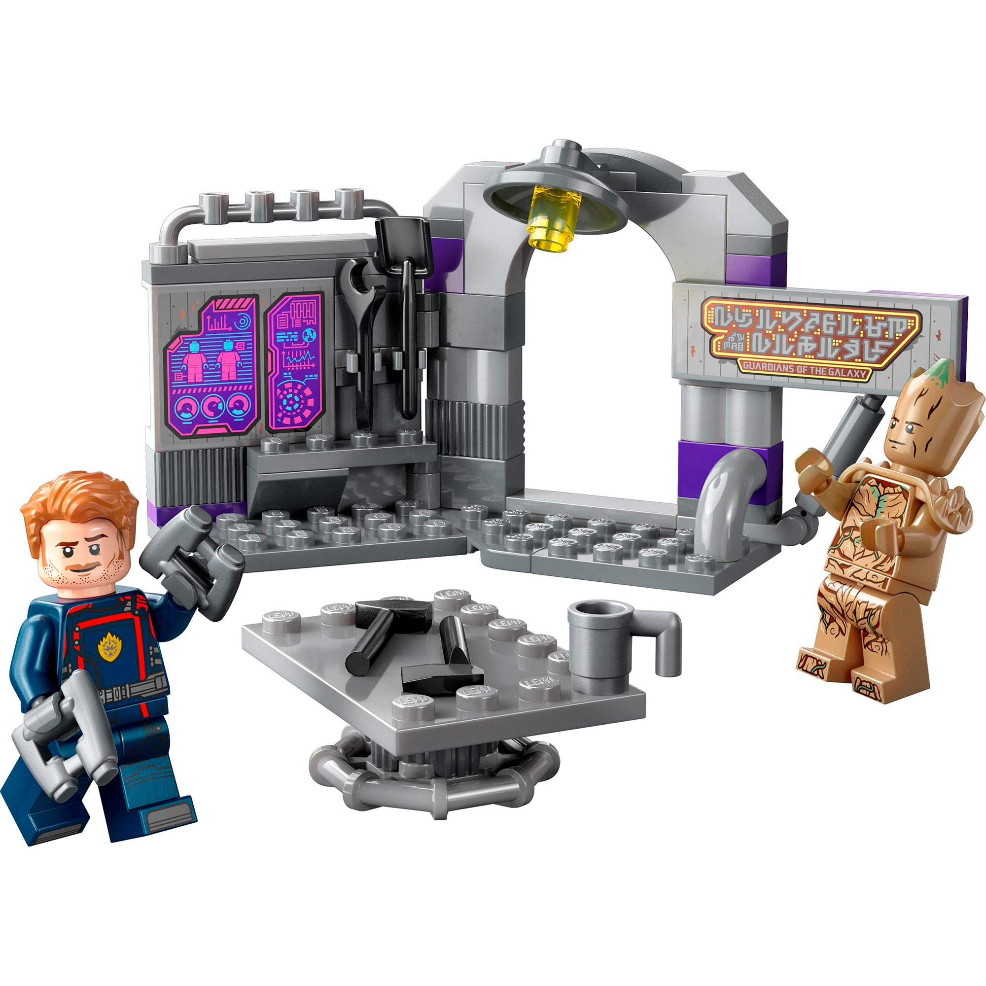 LEGO Konstruktionsspielzeug Marvel Hauptquartier der Guardians of the Galaxy