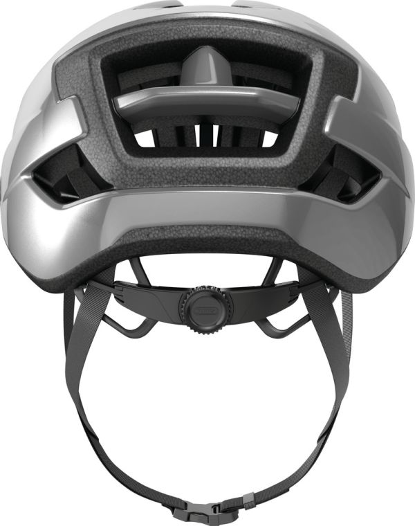 Abus WingBack Cykelhjelm, Gleam Silver