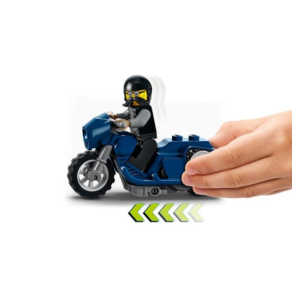 Moto de cascade Biker Lego City Action 60331