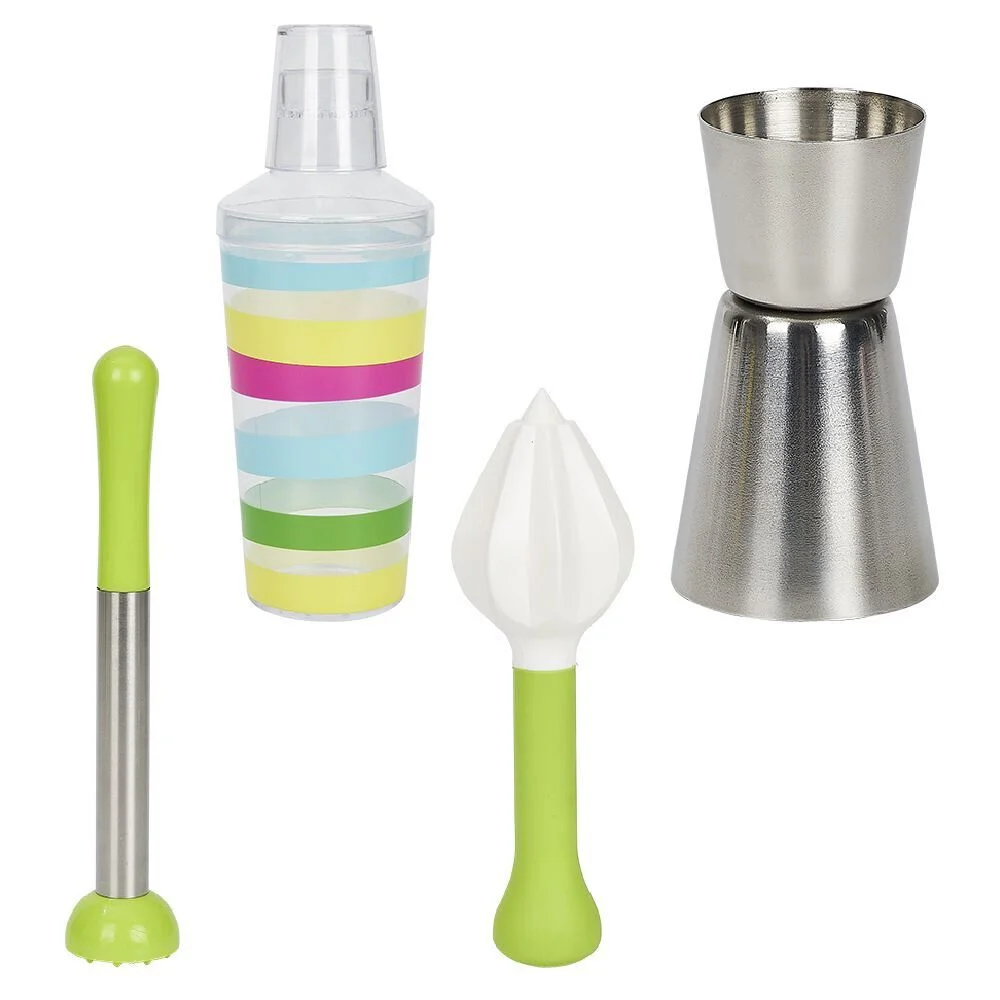 Set préparation cocktail 4 accessoires