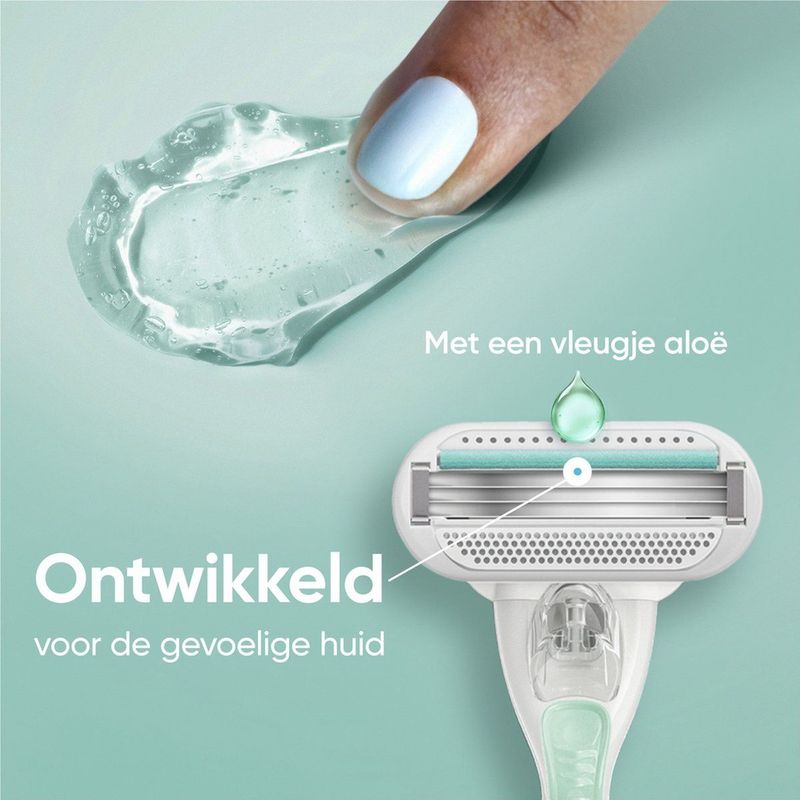 Gillette - Venus Smooth Sensitive - Scheermesjes - 3 Stuks - Huidbescherming
