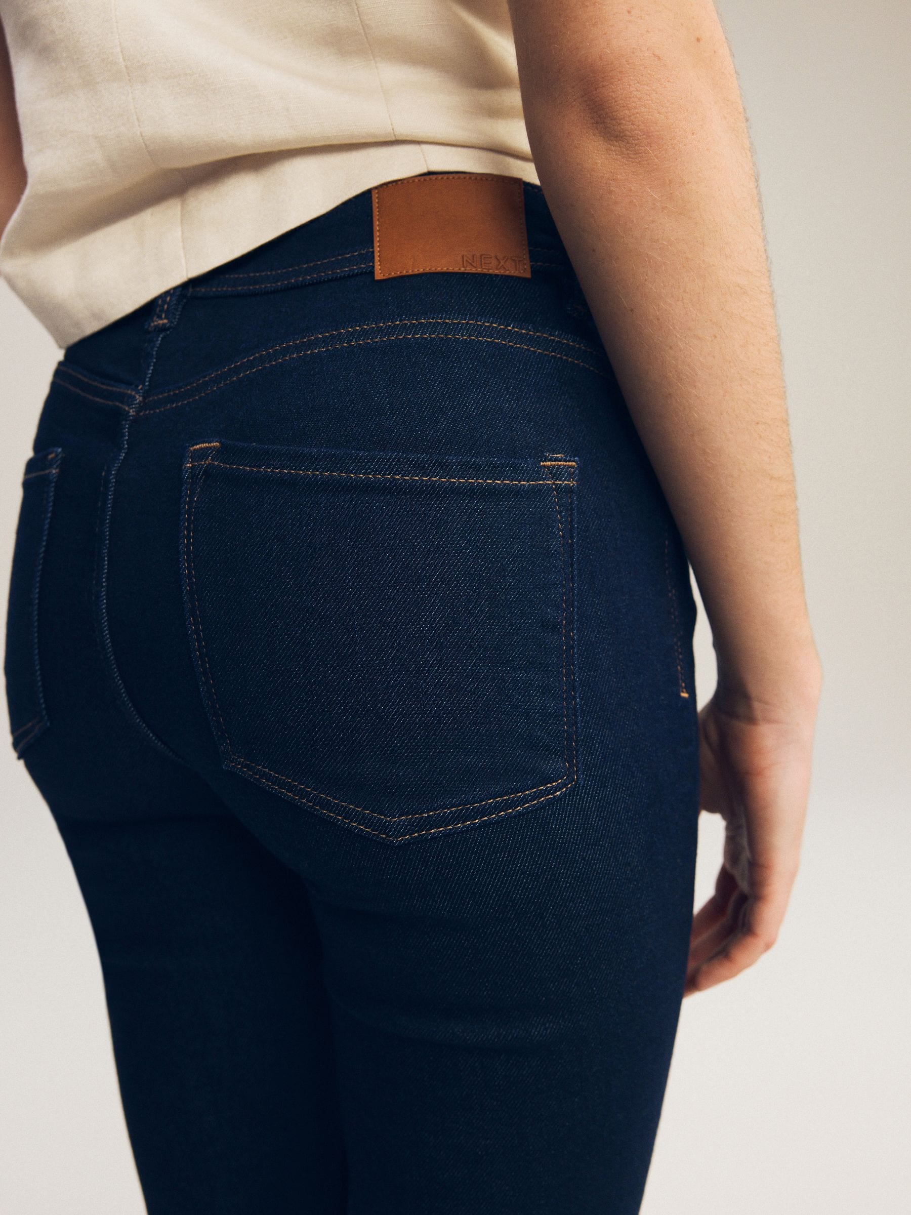 Blauw met wassing - Superzachte skinny jeans