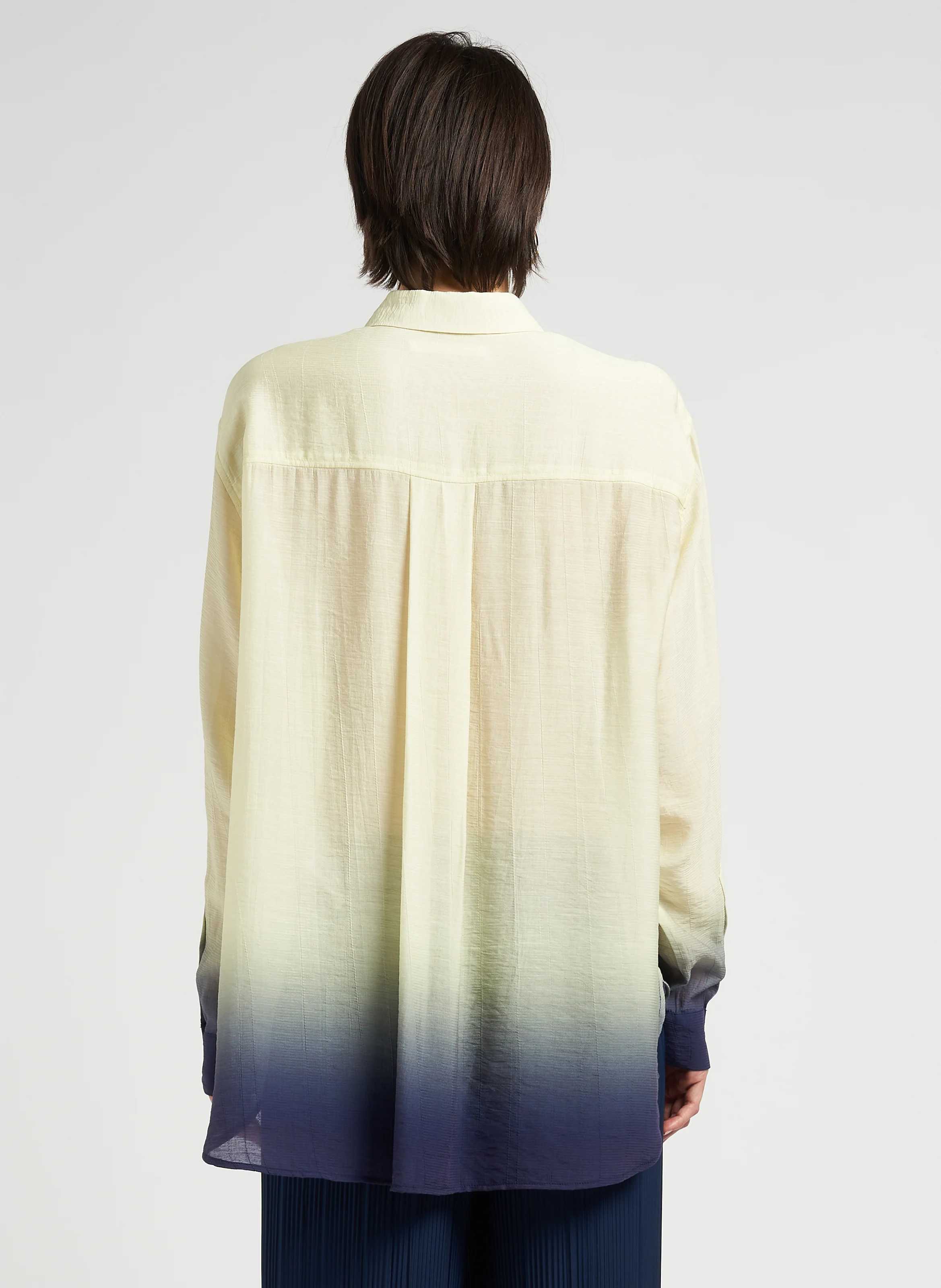 ALFRIDA - Chemise ample col classique imprimée | Jaune
