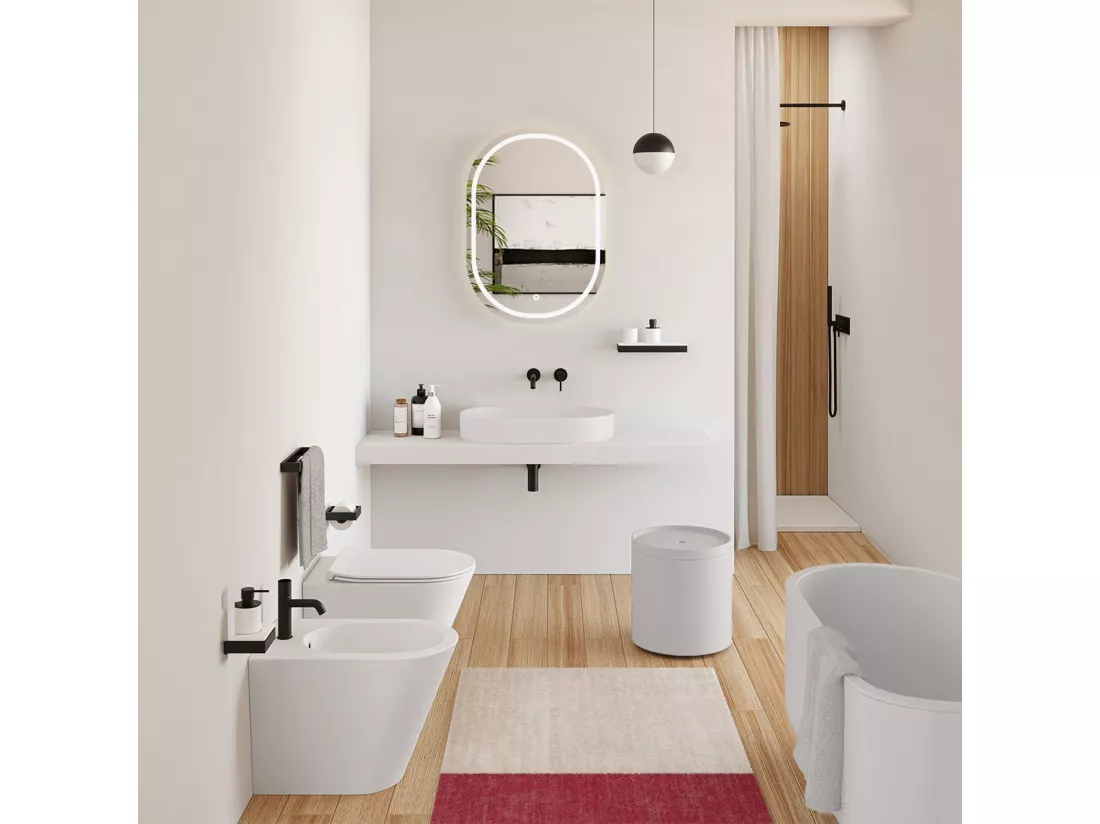 Vasque En Conglomérat Rea Iris 71 White