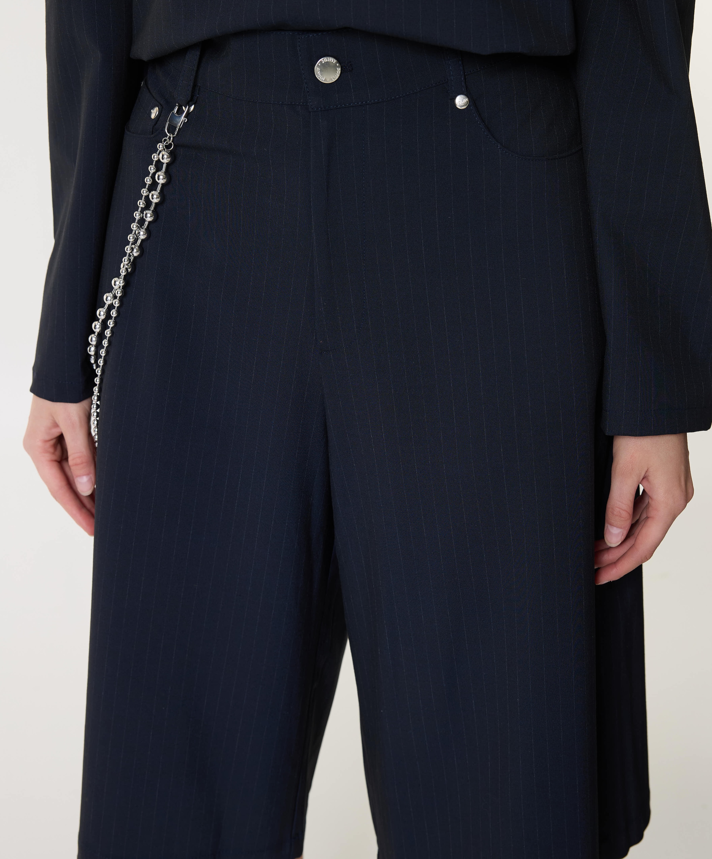 JOHNY dames bermuda blauw