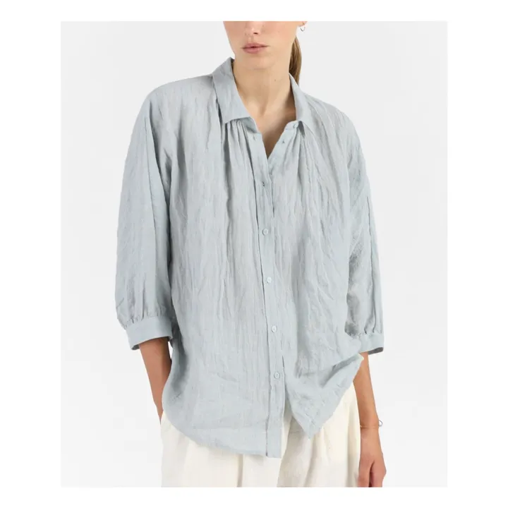 Masscob Chemise Camarosa Lin | Bleu