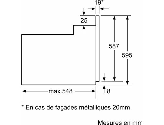 BOSCH - Four encastrable EcoClean HBF153BB0