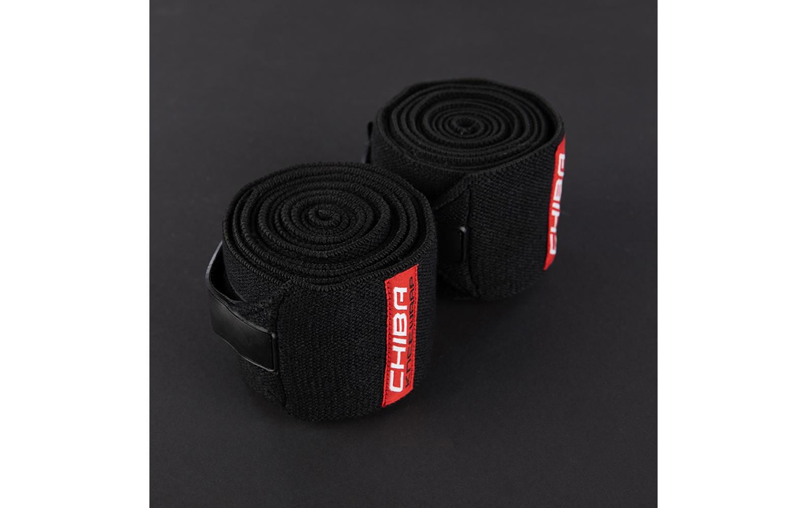 Kniebandage Black Line One SizeFitness Bandage für Damen und Herren