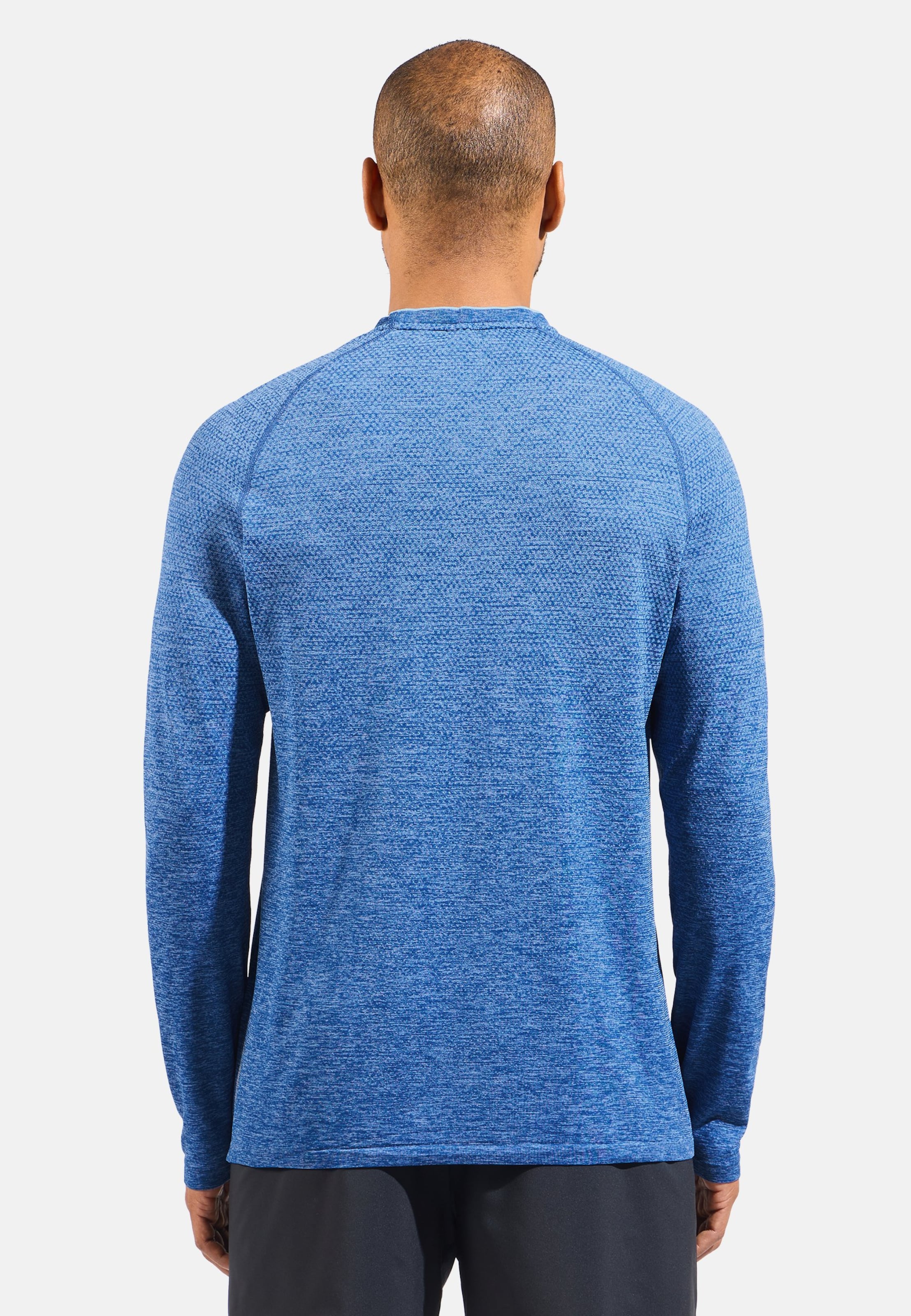 Essentials Seamless Langarm-Laufshirt in Limoges melange