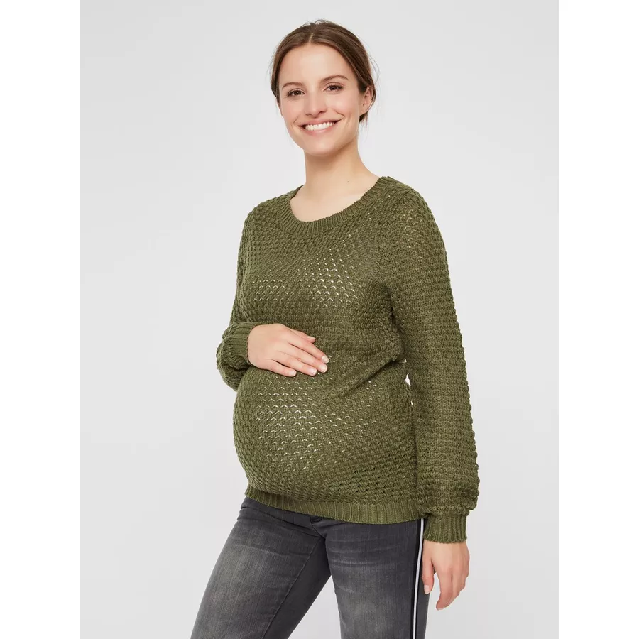 mama licious Langarmshirt MLKIRSA Four Leaf Clover