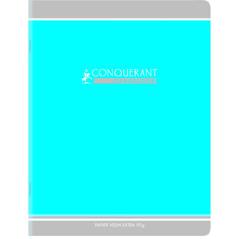Cahier Conquerant Classique Agrafe 170X220 32P 90G Seyes Assorti