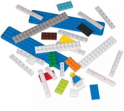 LEGO Byggbar Linjal med Figur