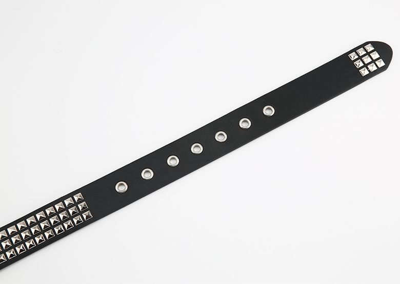 Malnia Home - Riem van imitatieleer met studs