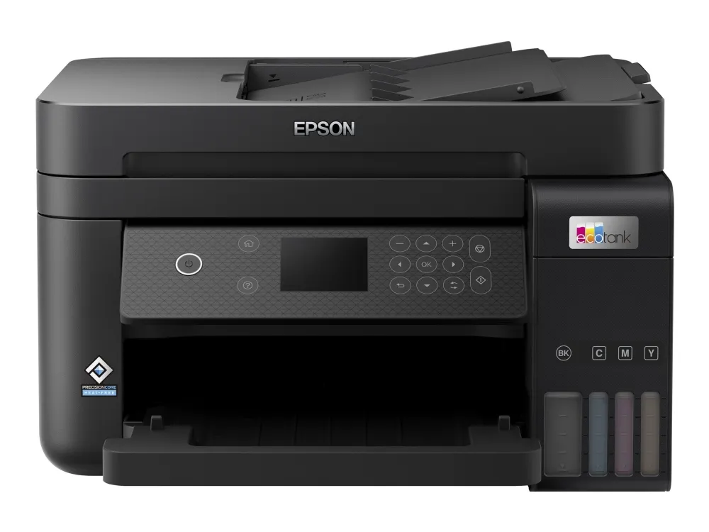 Epson EcoTank ET-3850 - Multifunktionsprinter - farve - blækprinter - A4/Legal (medie) - op til 15.5 spm (udskriver) - 250 ark - LAN, Wi-Fi