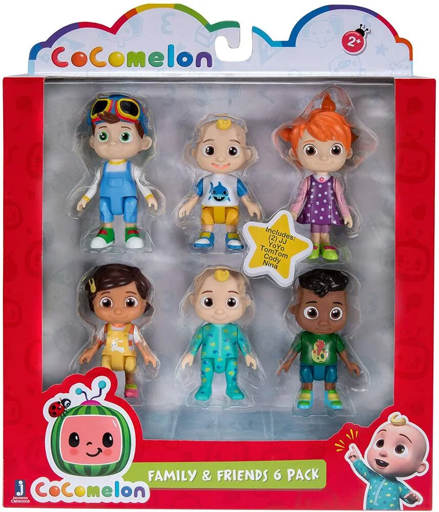 COCOMELON PACK 6 FIGURINES