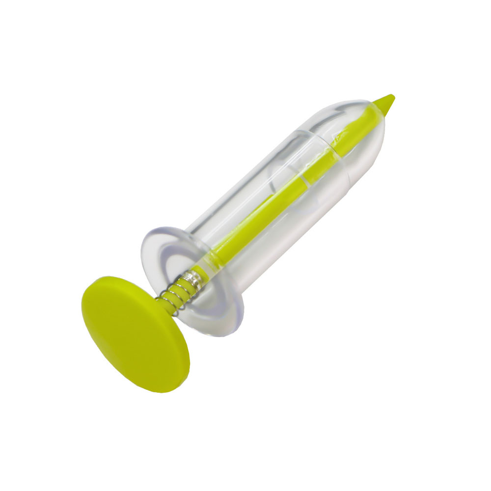 (103x32mm) Saatgut Spender Garten Aussaat Werkzeug Samenpflanzer Pflanzen Samen Verteiler - Transparent / Grün