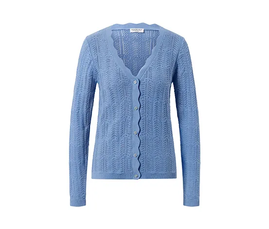Strickjacke mit Ajour-Muster