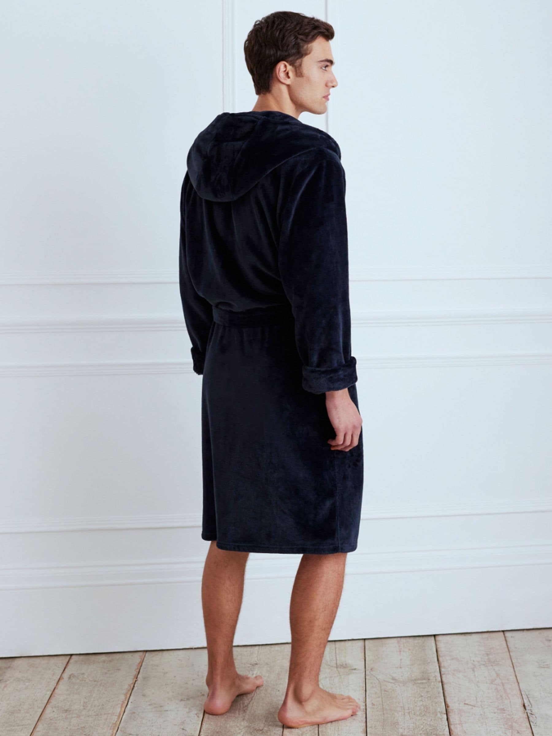 Blauw - Chelsea Peers - Fleece badjas