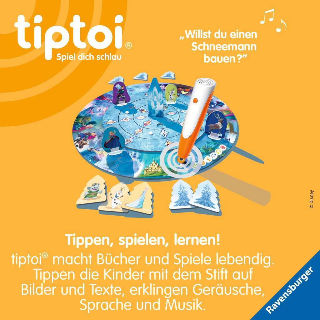 Ravensburger Spiel tiptoi® Disney Die Eiskönigin - Völlig unverfroren: Das verdrehte Wettlaufspiel